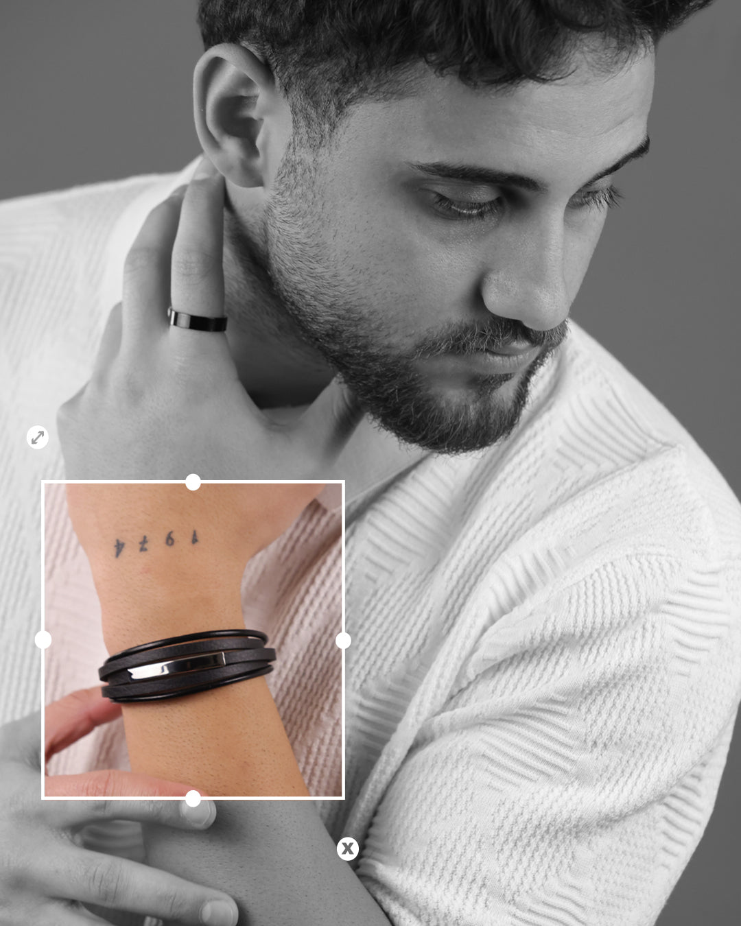 HAB103 - leather bracelet