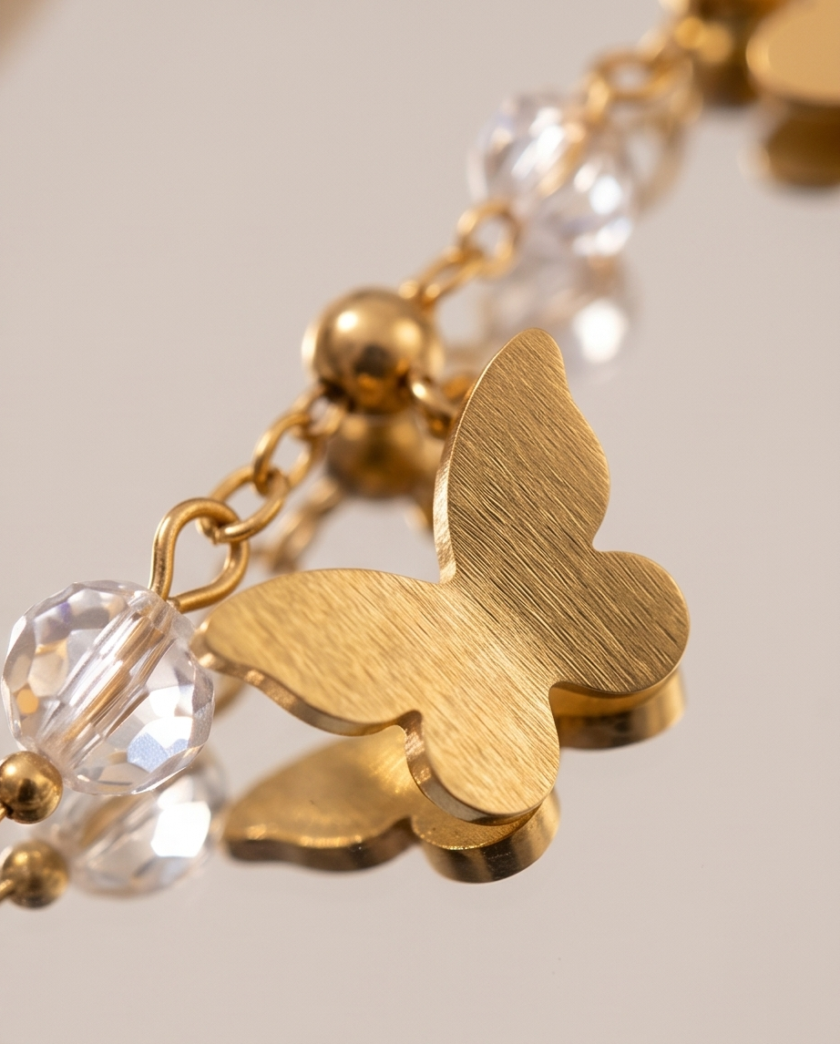 HAA002 - Mariposa Butterfly Anklet