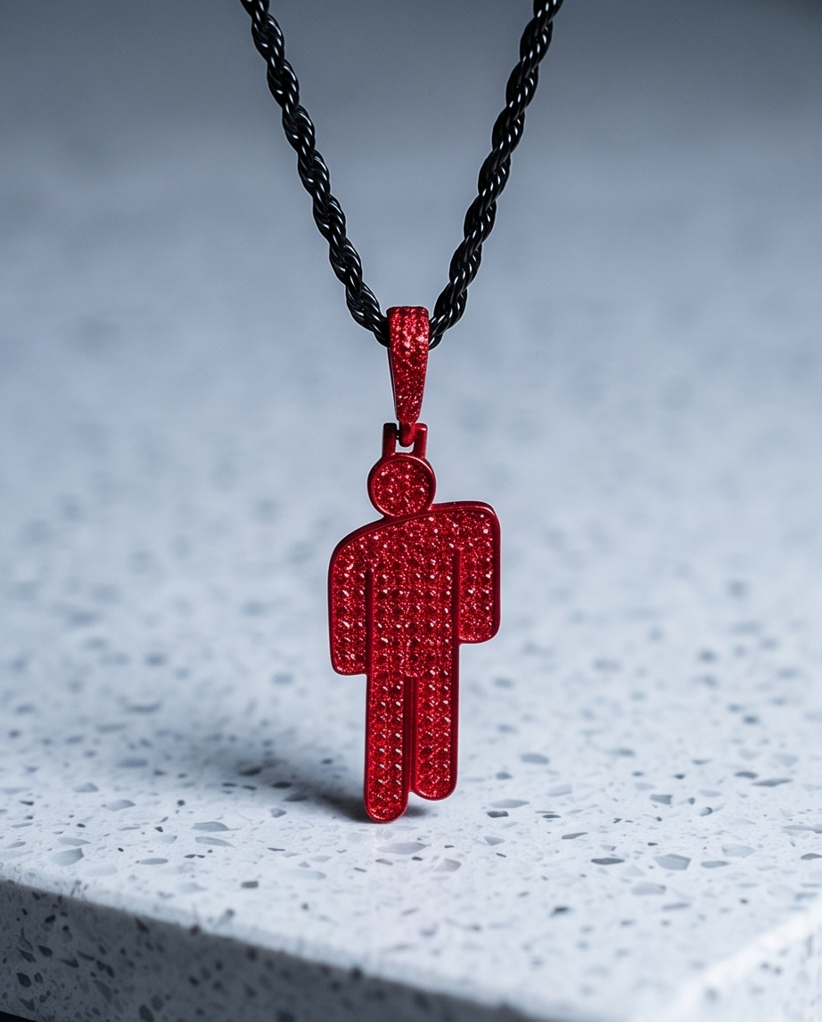 HAN032 - Billie Eilish red necklace