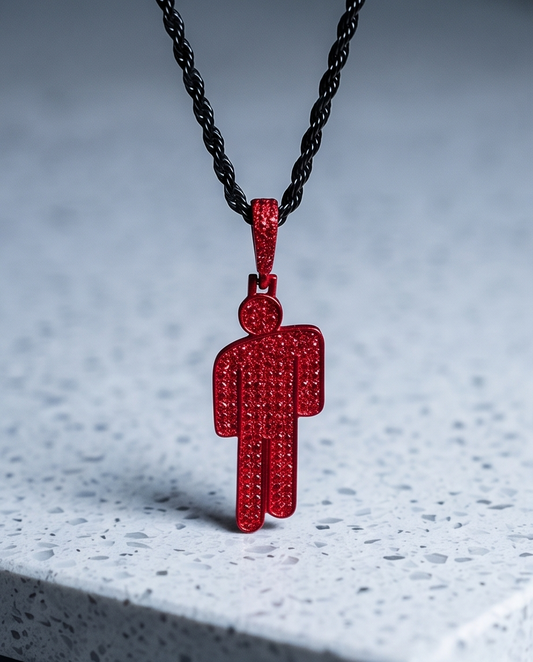 HAN032 - Billie Eilish red necklace