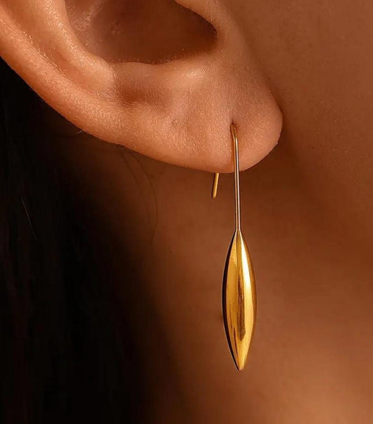 HAE006 - Golden Drop Earrings