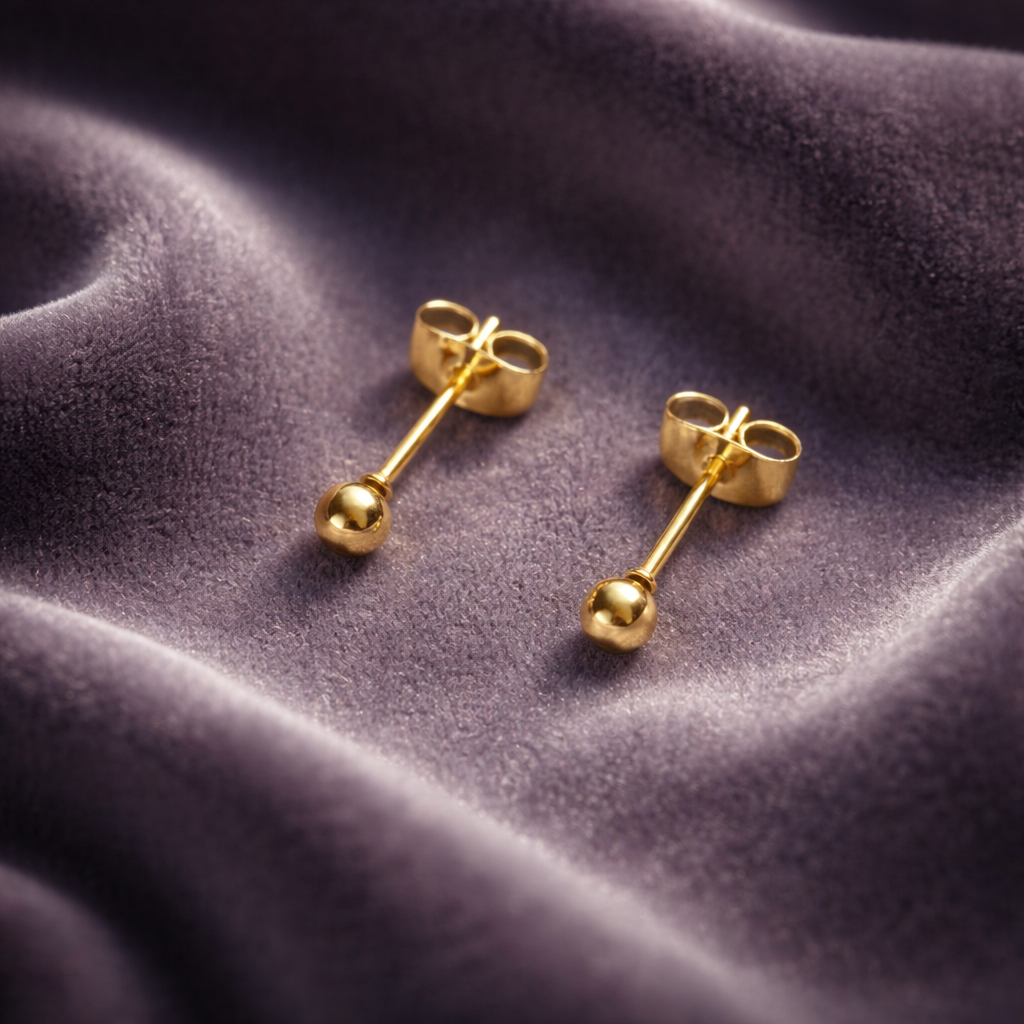 HAE036 -Loni Mini Ball Earrings