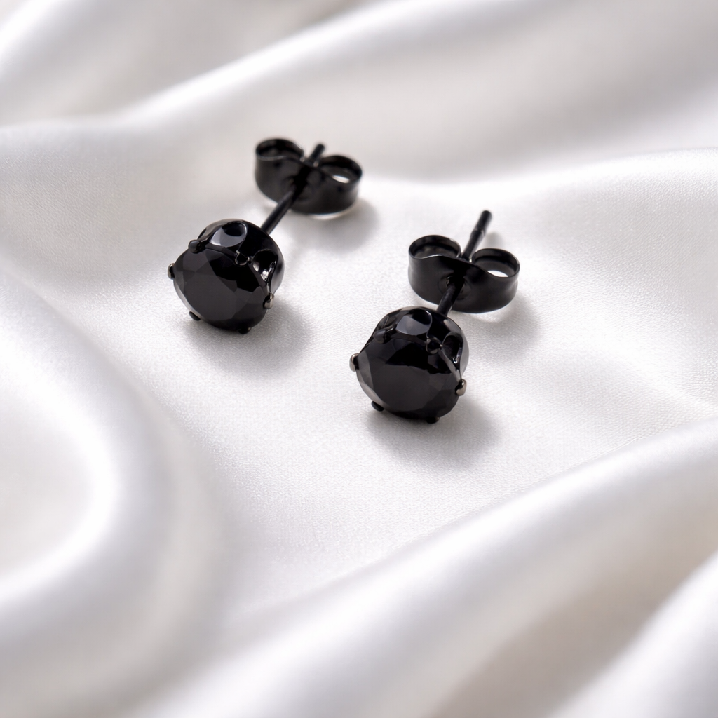 HAE066 - Prism Black Studs