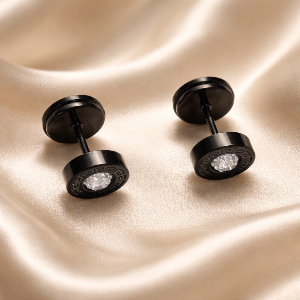 HAE070 - Greek Key Studs