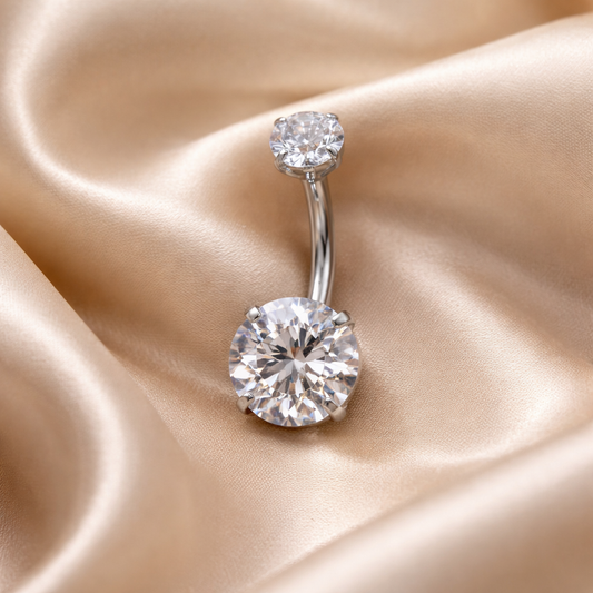 HAP006 - Dual-Gem Belly Ring