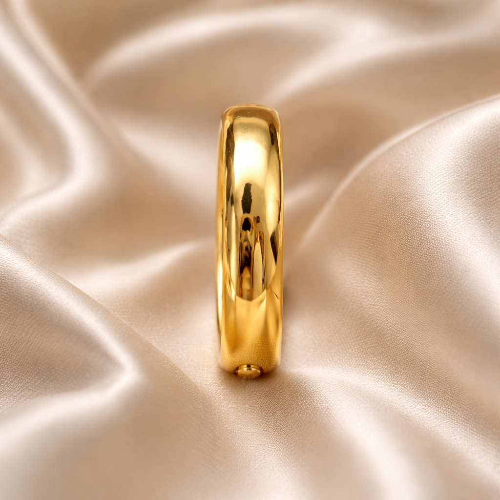 HAP018 -Gold  Navel Hoop Belly Piercing