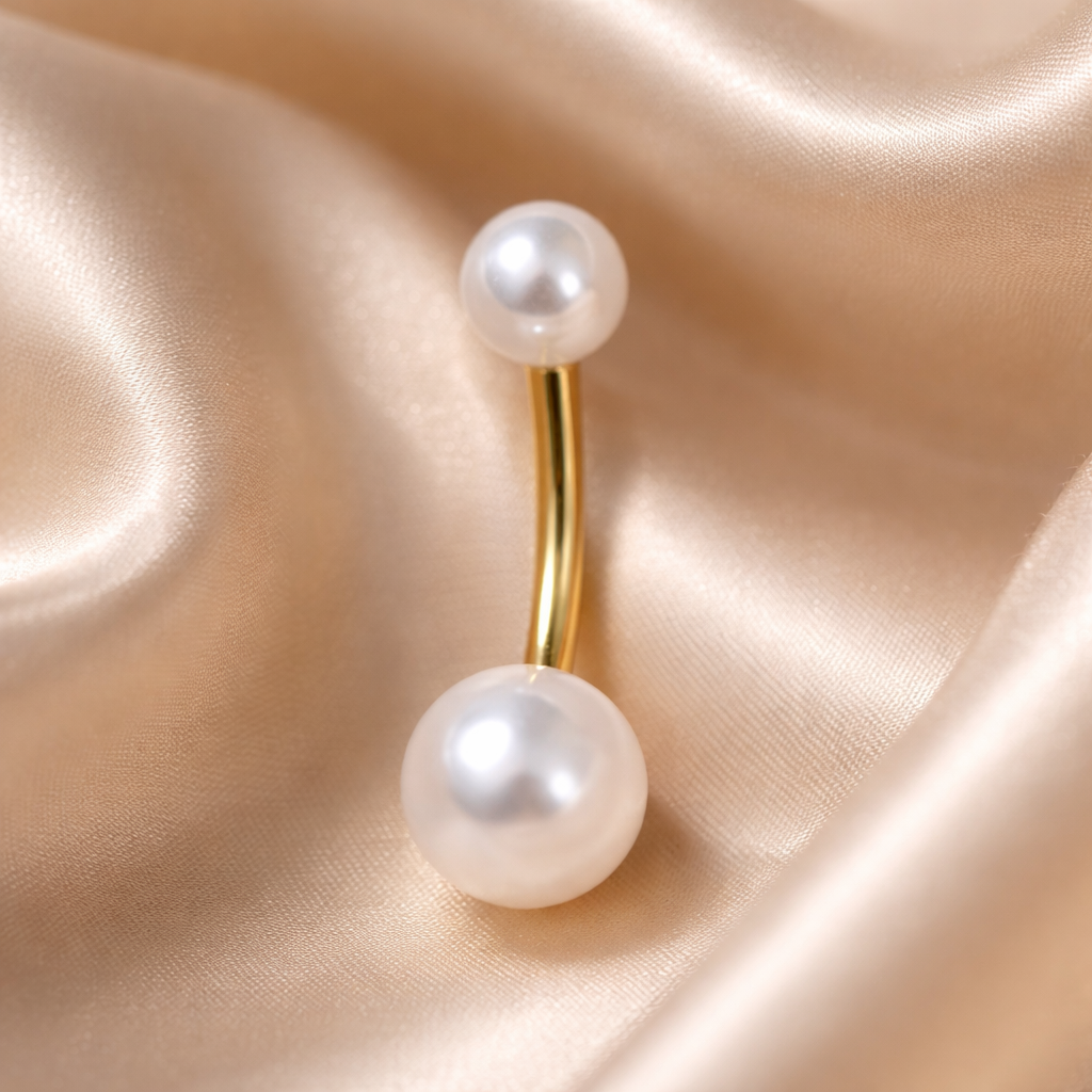HAP020 - Pearl Luxe Belly Piercing